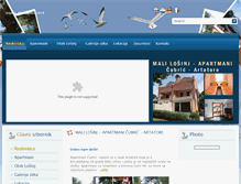 Tablet Screenshot of malilosinj-apartmani.com